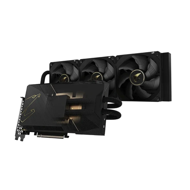 Видеокарта GIGABYTE AORUS GeForce RTX 4090 XTREME WATERFORCE 24G (rev. 1.1) (GV-N4090AORUSX W-24GD), Retail купить! 